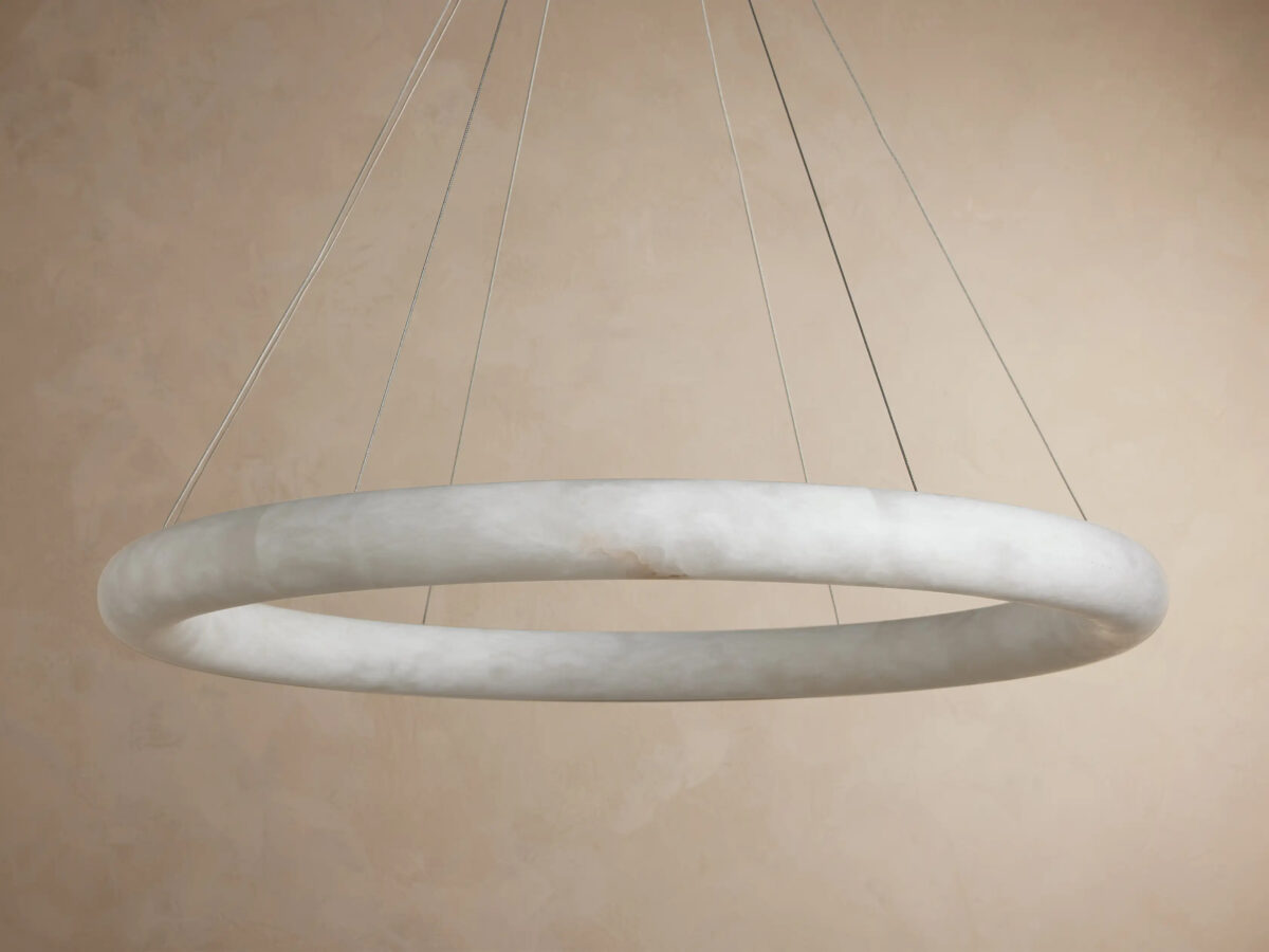 GV Alabaster Chandelier Halo LED Ring - Image 8