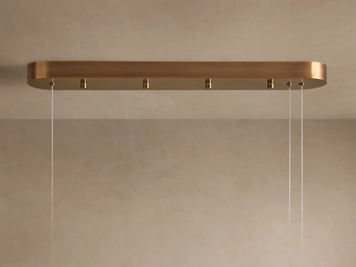 GV Halima Alabaster Bar Light Linear Chandelier - Image 5