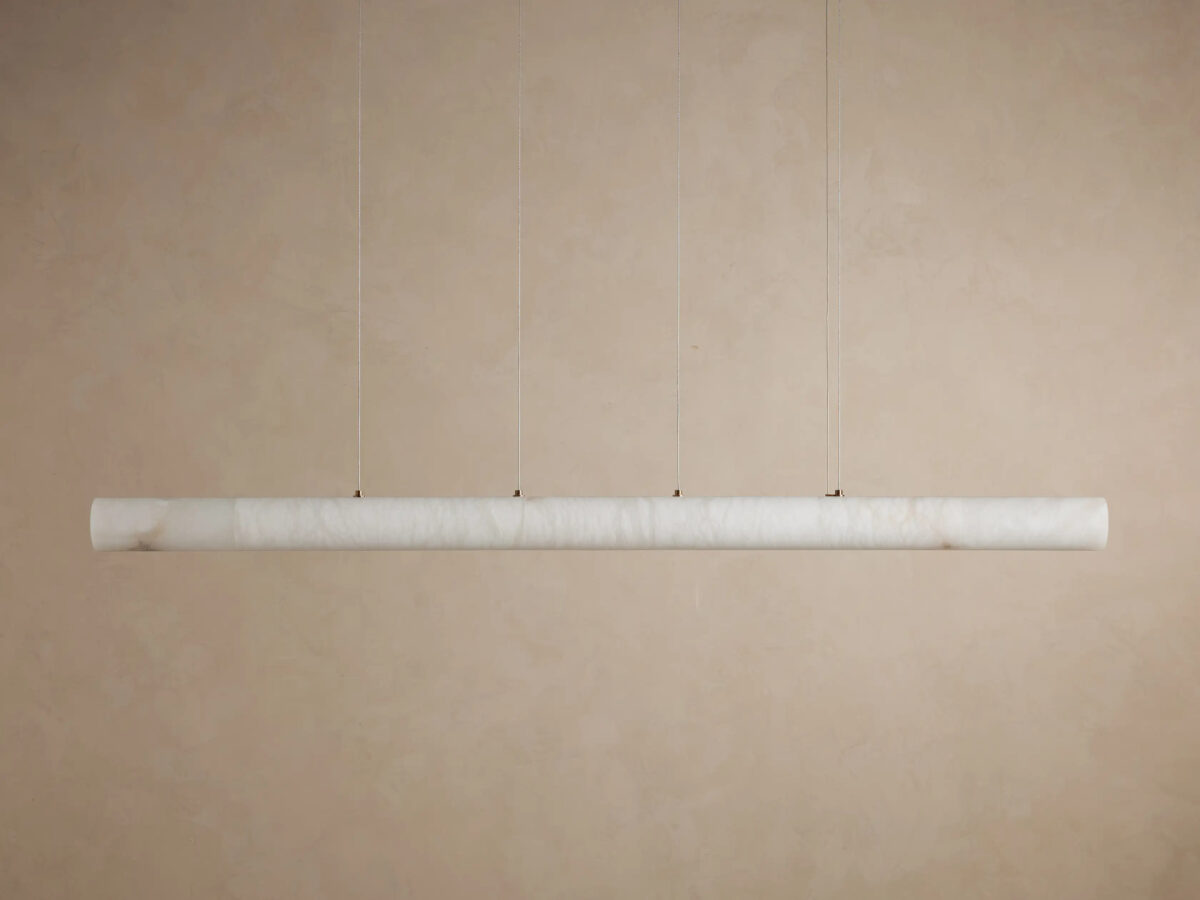 GV Halima Alabaster Bar Light Linear Chandelier - Image 8