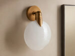 GV Lyla Glass Brass Sconce - Image 2