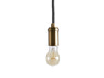 GV Brass Swag Pendant in Glass and Steel - Image 3