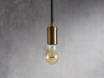 GV Brass Swag Pendant in Glass and Steel - Image 2