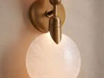 GV Lyla Glass Brass Sconce Double Wall Light - Image 4
