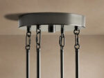 GV Delsie Bronze Smoke Glass Chandelier - Image 4