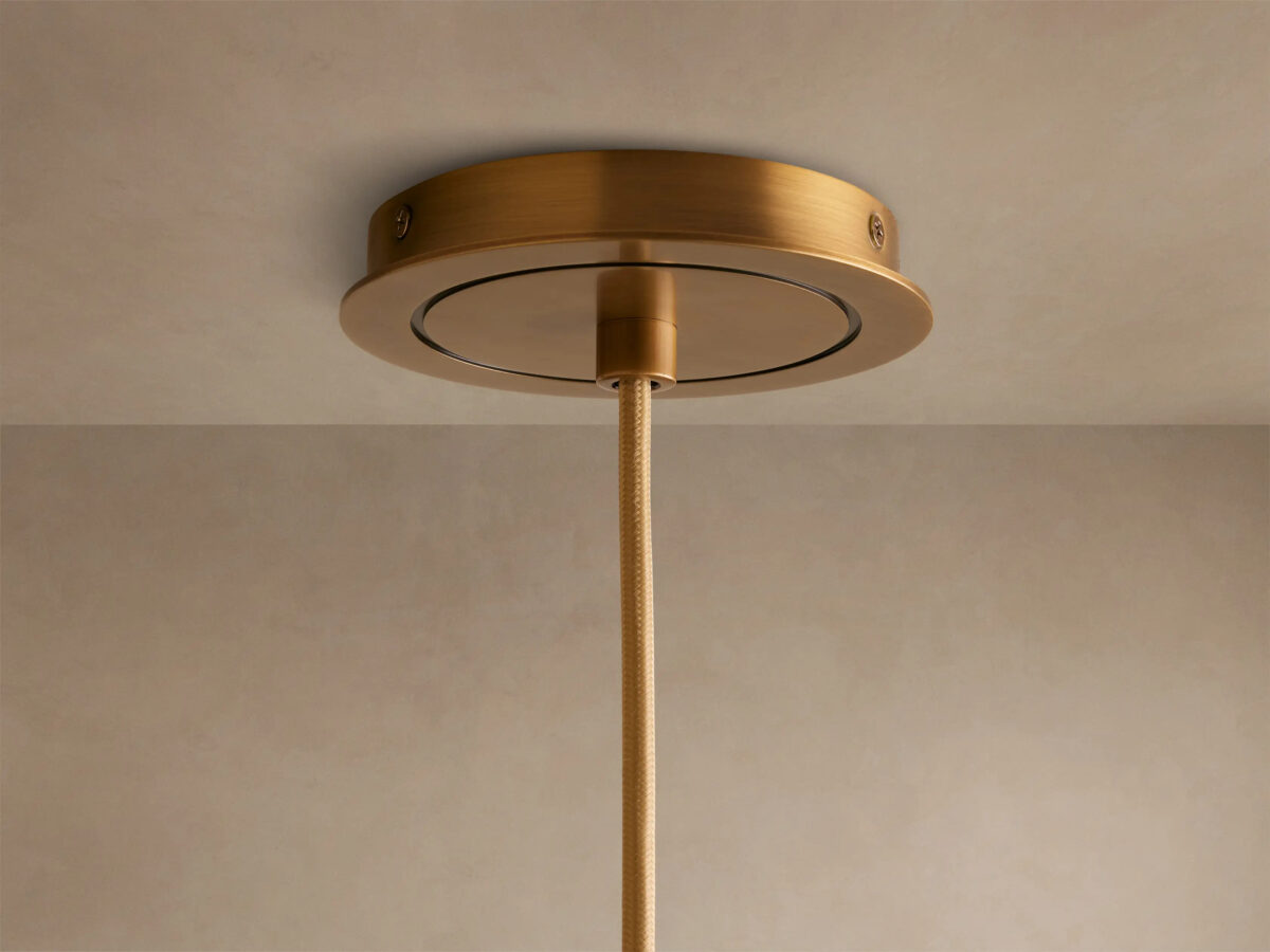 GV Matthie Brass Pendant Light - Image 4