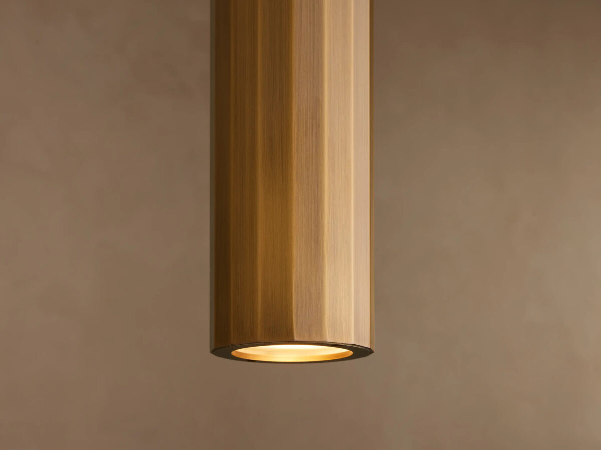GV Matthie Brass Pendant Light - Image 3