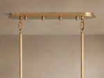 GV Glass Chandelier Oval Tiered 63 Inch - Image 4