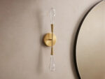 GV Brass LED Sconce Soltaire Double Wall Light - Image 2