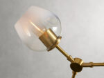 GV Noella Bronze Chandelier with Glass Globe Shades - Image 9