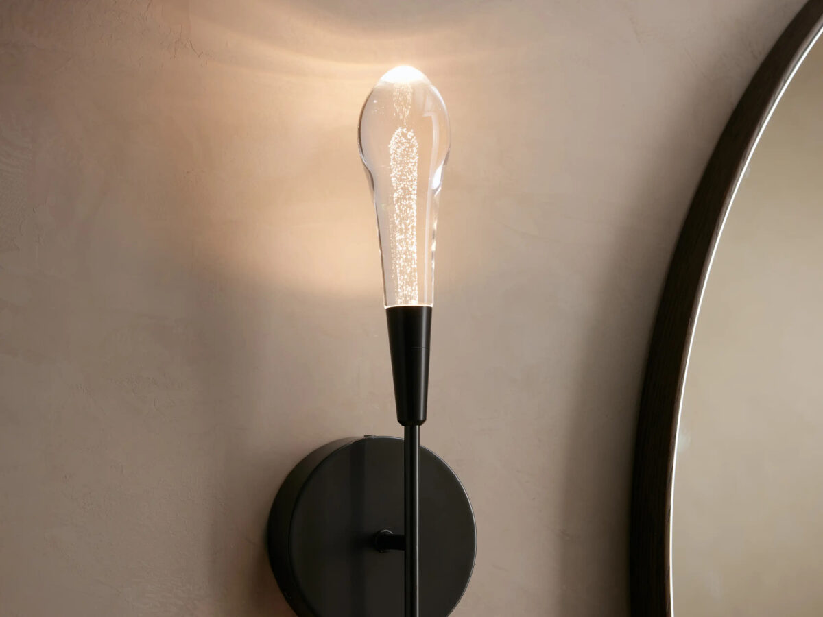 GV Brass LED Sconce Soltaire Double Wall Light - Image 7