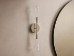 GV Soltaire Nickel Modern Sconce Double LED Wall Light - Image 2