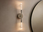 GV Soltaire Nickel Modern Sconce Double LED Wall Light