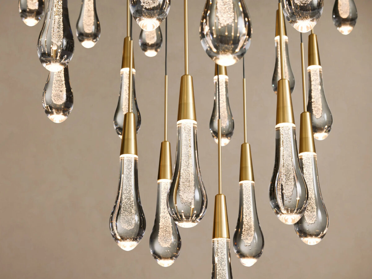 GV Soltaire Glass LED Chandelier - Image 14