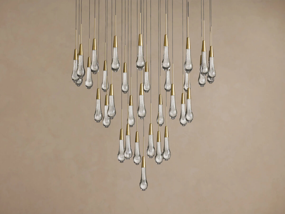 GV Soltaire Glass LED Chandelier - Image 13