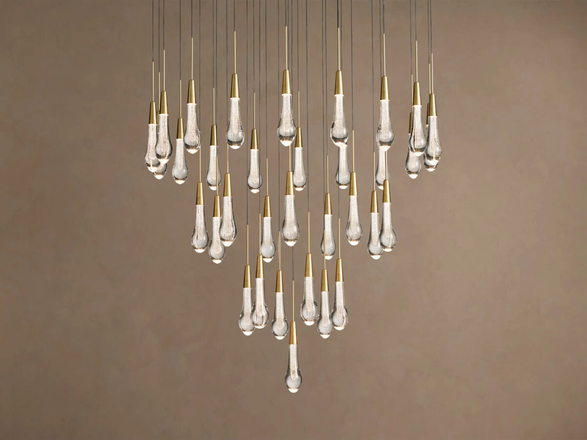 GV Soltaire Glass LED Chandelier - Image 11