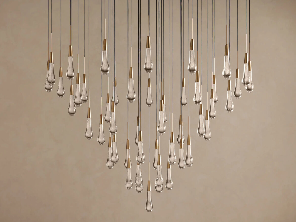 GV Soltaire Glass LED Chandelier - Image 24