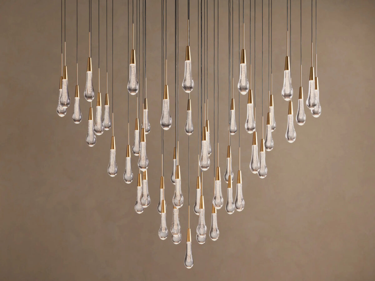 GV Soltaire Glass LED Chandelier - Image 22