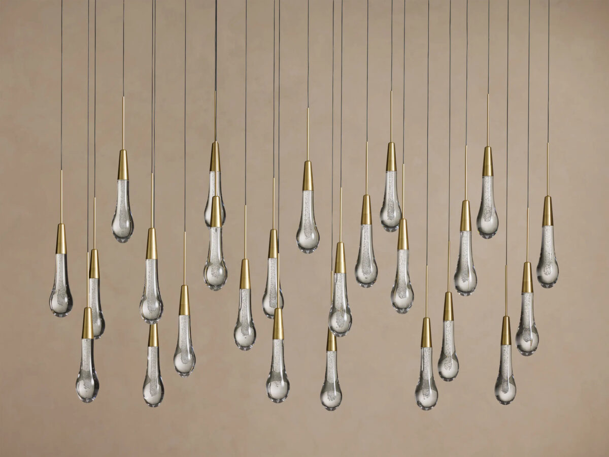GV Soltaire Linear Glass Light Chandelier - Image 9