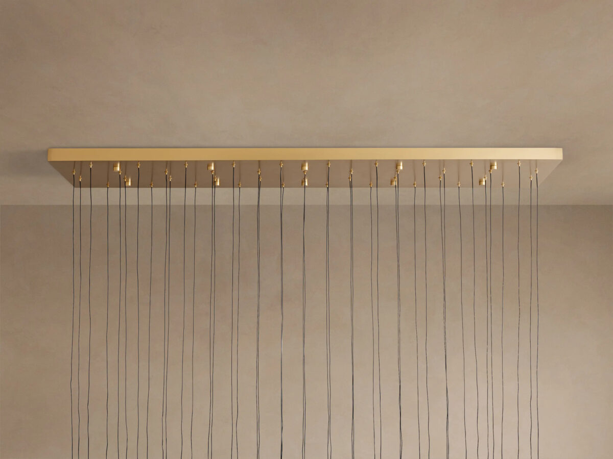 GV Soltaire Linear Glass Light Chandelier - Image 22