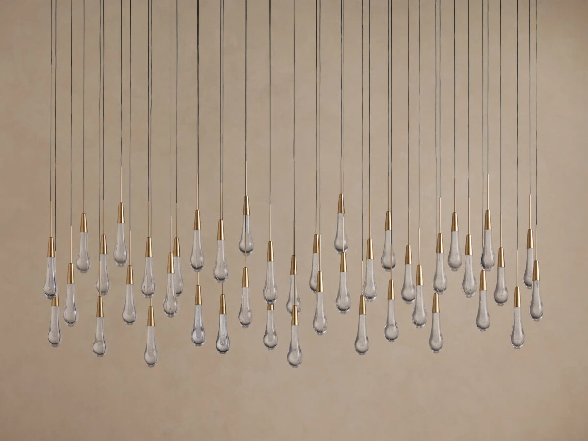 GV Soltaire Linear Glass Light Chandelier - Image 19