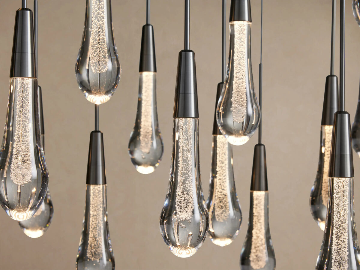 GV Soltaire Glass LED Chandelier - Image 40