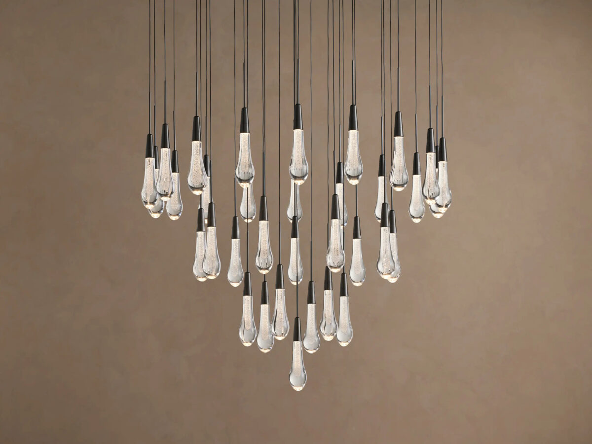 GV Soltaire Glass LED Chandelier - Image 37