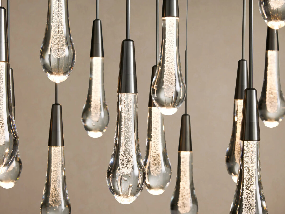 GV Soltaire Linear Glass Light Chandelier - Image 31