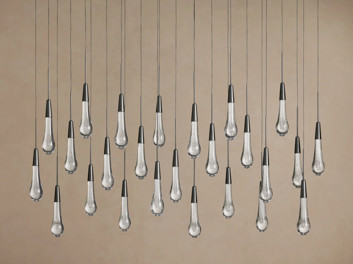 GV Soltaire Linear Glass Light Chandelier - Image 30