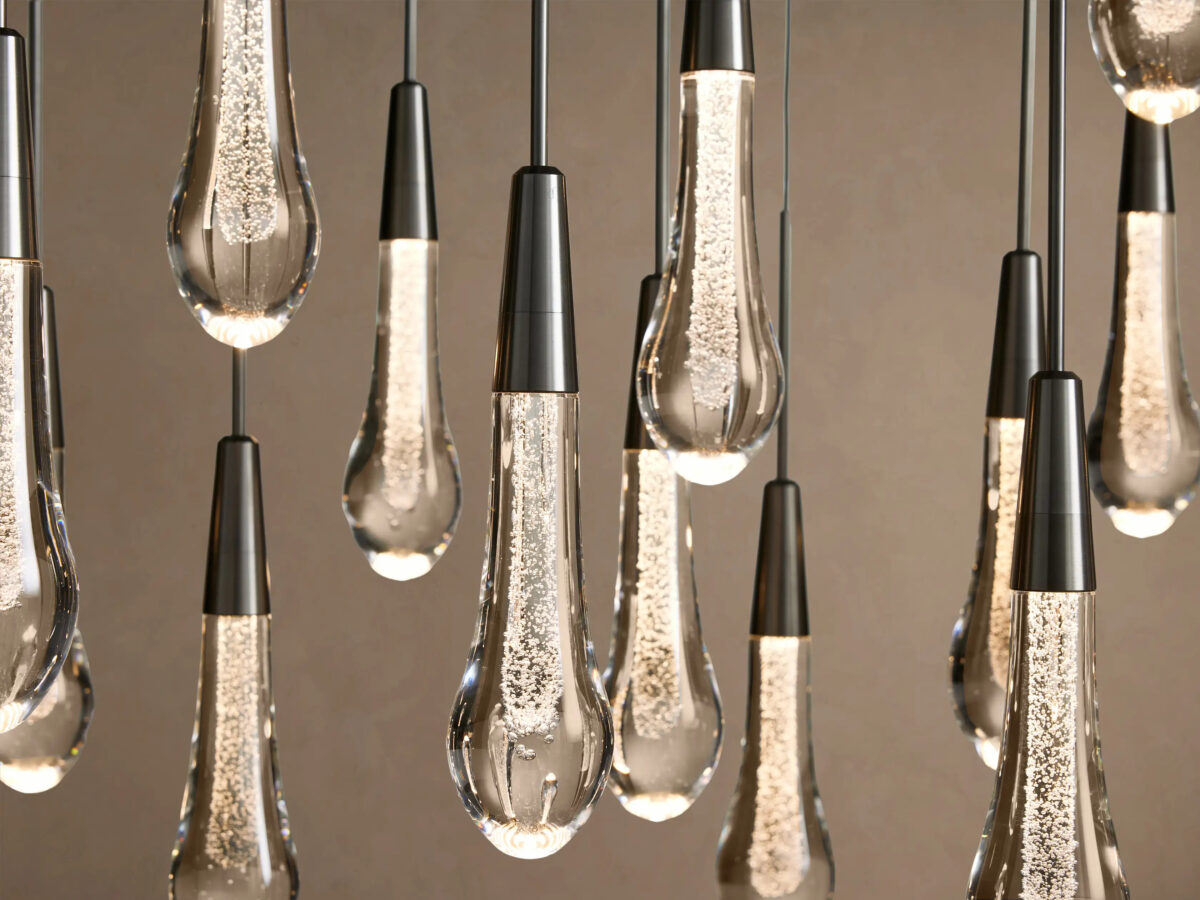 GV Soltaire Linear Glass Light Chandelier - Image 41