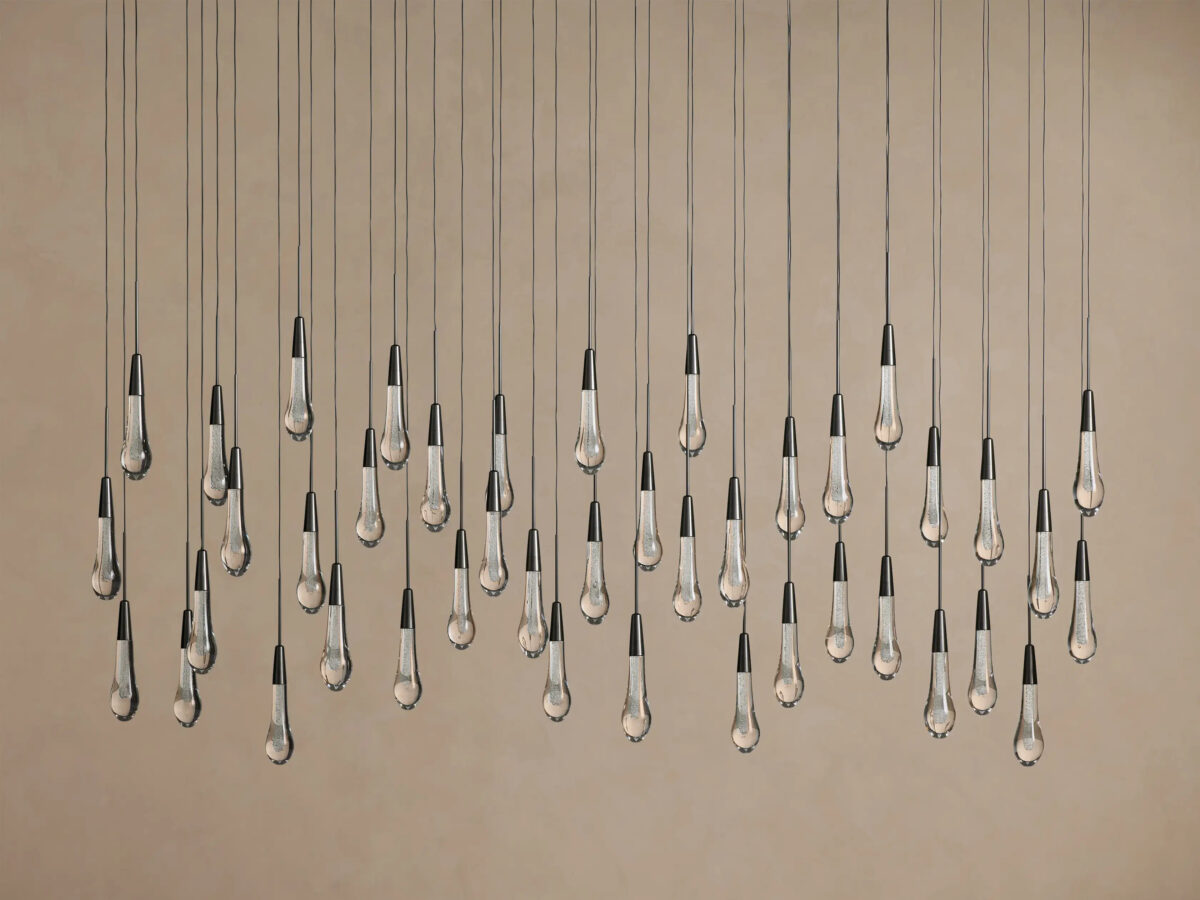 GV Soltaire Linear Glass Light Chandelier - Image 40