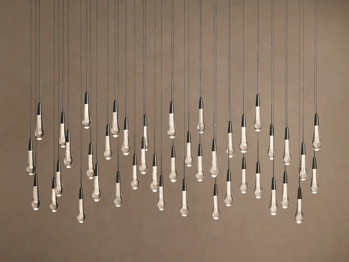 GV Soltaire Linear Glass Light Chandelier - Image 38