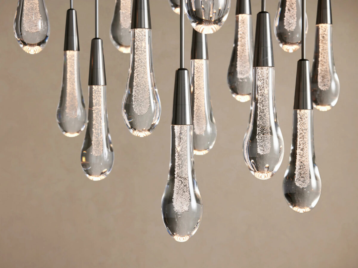 GV Soltaire Glass LED Chandelier - Image 35