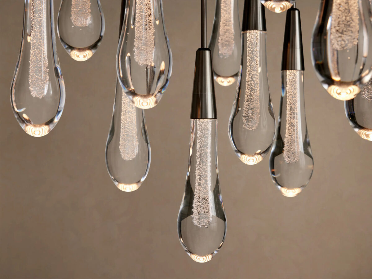 GV Soltaire Glass LED Chandelier - Image 30