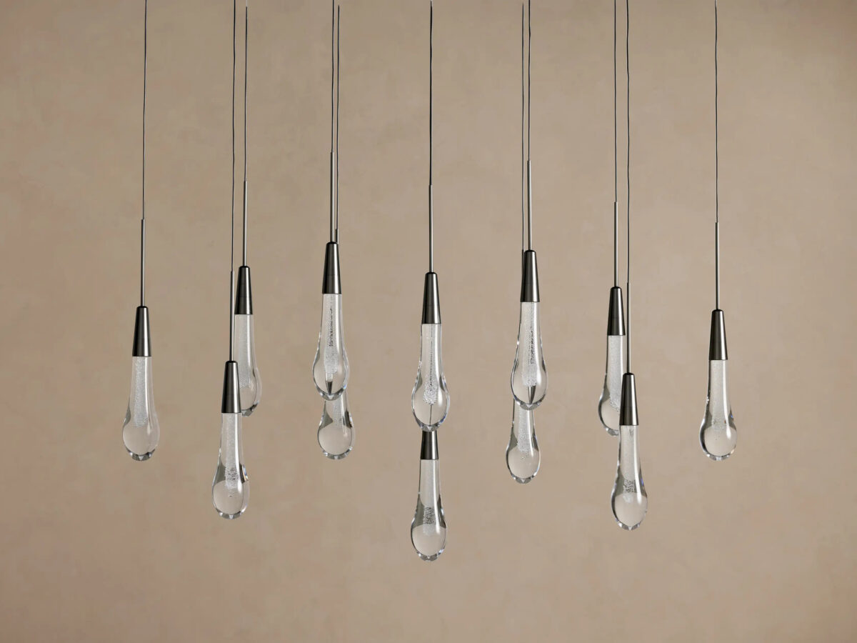 GV Soltaire Linear Glass Light Chandelier - Image 25