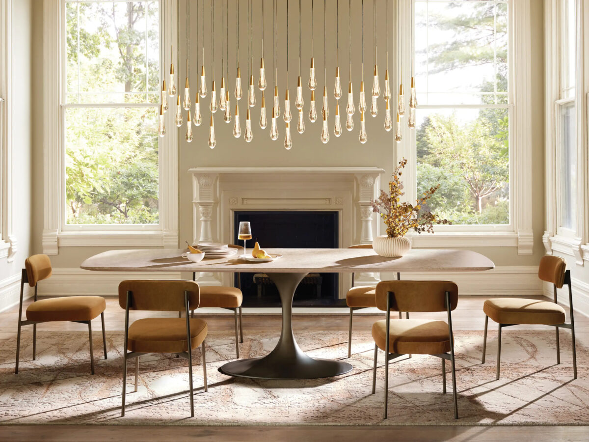 GV Soltaire Linear Glass Light Chandelier - Image 24