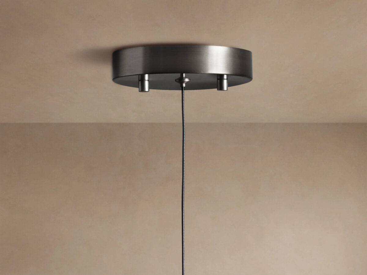 GV Soltaire Bronze Modern Glass Pendant - Image 4