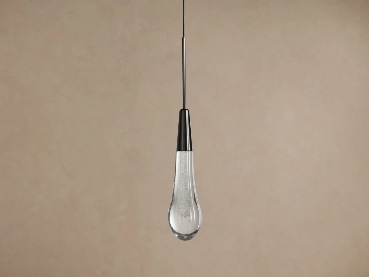 GV Soltaire Bronze Modern Glass Pendant - Image 2