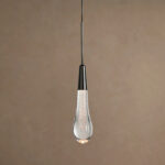 GV Soltaire Bronze Modern Glass Pendant