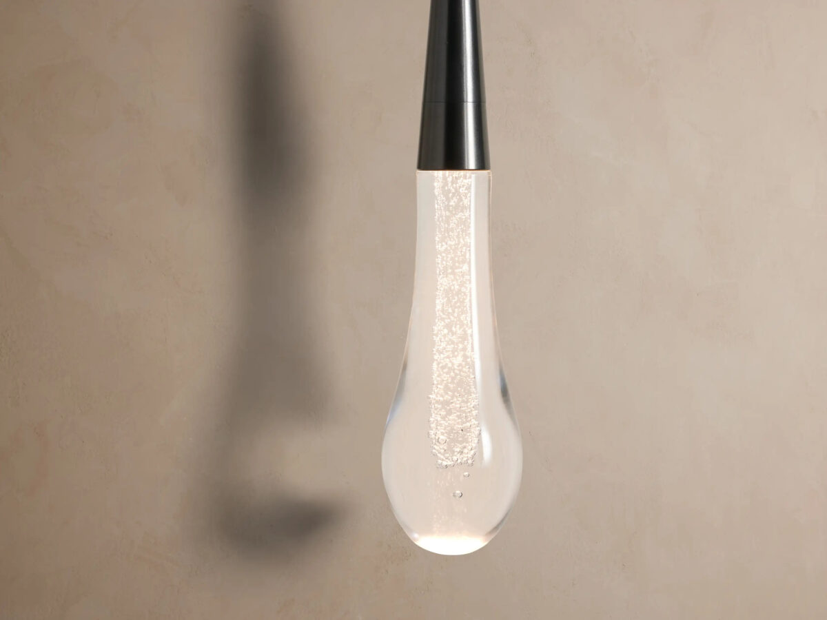 GV Soltaire Brass Glass Sconce LED Wall Light - Image 6
