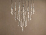 GV Soltaire Glass Chandelier in Nickel - Image 9