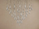 GV Soltaire Glass Chandelier in Nickel - Image 19