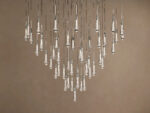 GV Soltaire Glass Chandelier in Nickel - Image 18