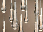 GV Soltaire Glass LED Chandelier in Nickel - Image 7