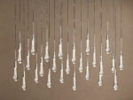 GV Soltaire Glass LED Chandelier in Nickel - Image 5