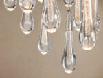 GV Soltaire Glass Chandelier in Nickel - Image 7