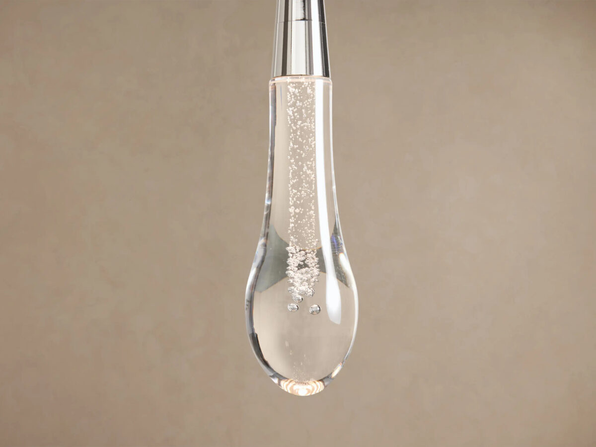 GV Soltaire Nickel Glass Pendant LED Light - Image 3