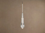 GV Soltaire Nickel Glass Pendant LED Light