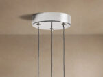 GV Soltaire Nickel LED Pendant with Seeded Glass - Image 4