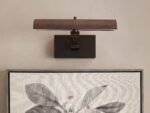 GV Bronze Picture Light Leather Wrapped LED Sconce - Image 2