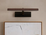 GV Bronze Picture Light Leather Wrapped LED Sconce - Image 6